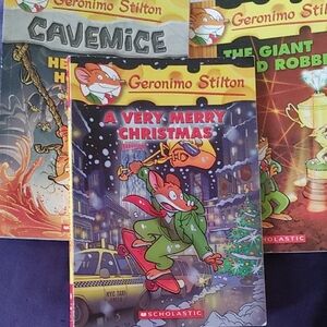 3 Scholastic Geronimo Stilton  Adventure Books